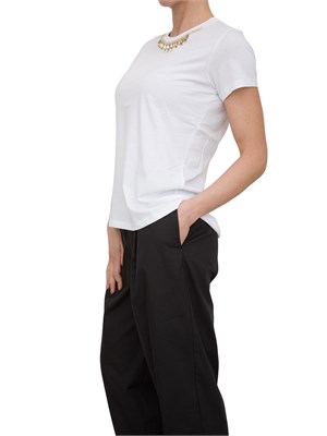 T-shirt con applicazioni gioiello Fracomina bianco in DONNA