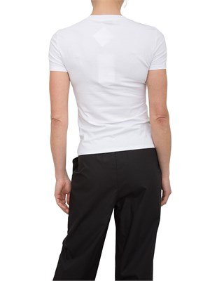 T-shirt regular in jersey di cotone bianco in DONNA