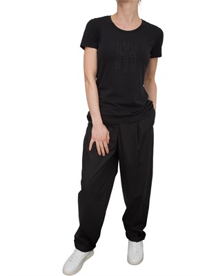 T-SHIRT FRACOMINA NERO in DONNA