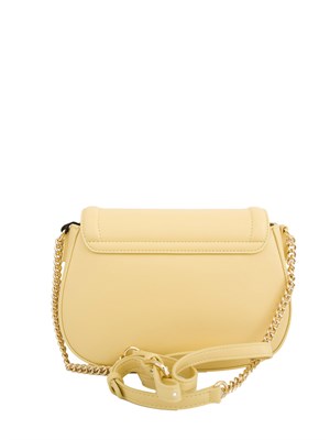 Borsa a tracolla Twinset ‘Brera’ con apertura Oval T giallo in DONNA