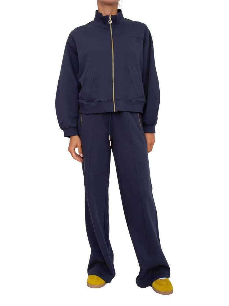 Tuta completa Twinset in cotone blu