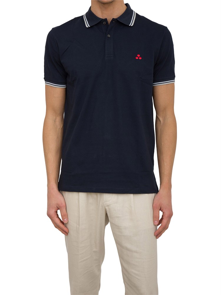 Polo Peuterey in piqué di cotone stretch