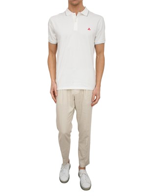 Polo Peuterey in piqué di cotone stretch in UOMO