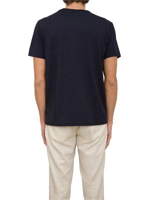 T-shirt in piquet stretch di cotone e seta in UOMO