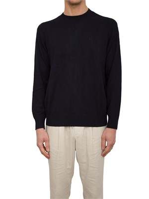 Maglia A.X. con logo ricamato blu in UOMO
