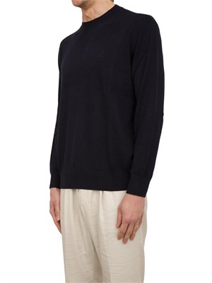 Maglia A.X. con logo ricamato blu in UOMO