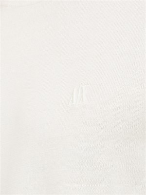 Maglia A.X. con logo ricamato bianco in UOMO
