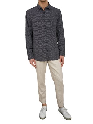 Camicia regular fit in tessuto ASV in UOMO