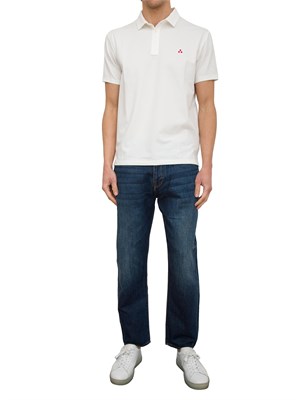 Jeans A.X. carrot fit in denim di cotone in UOMO