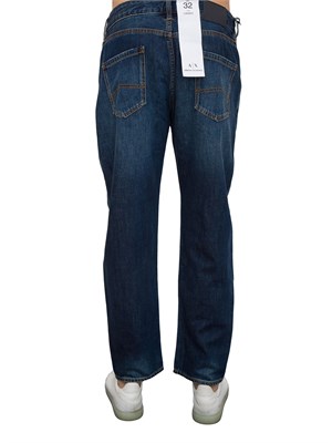Jeans A.X. carrot fit in denim di cotone in UOMO