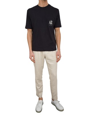 T-shirt regular fit A.X. con taschino in UOMO