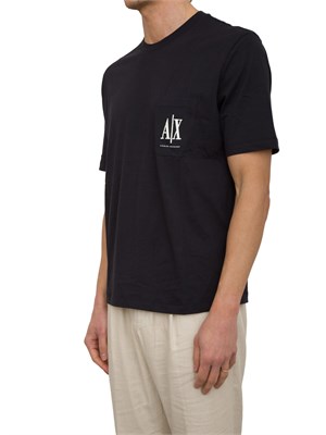 T-shirt regular fit A.X. con taschino in UOMO