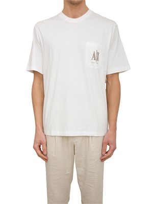 T-shirt regular fit A.X. con taschino in UOMO