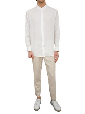 Camicia regular fit in cotone yarn dyed in UOMO