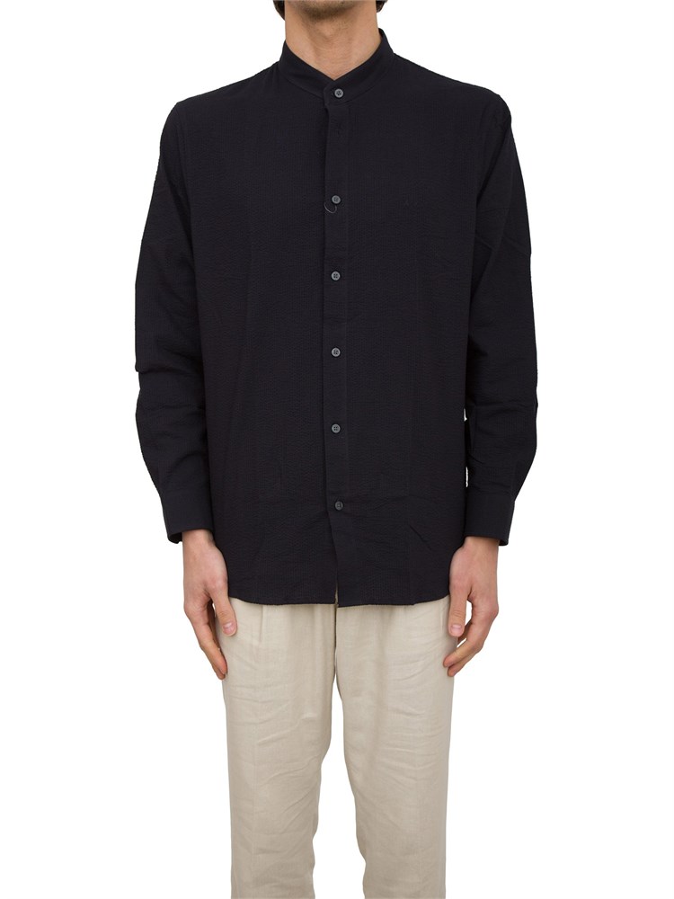 Camicia regular fit in cotone yarn dyed