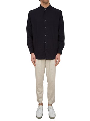 Camicia regular fit in cotone yarn dyed in UOMO