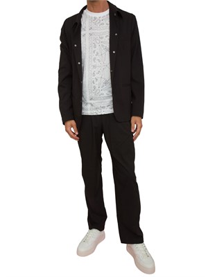 Pantaloni over a.x. nero in tessuto poly in UOMO