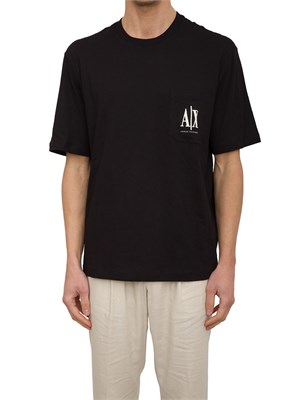 T-shirt regular fit A.X. con taschino in UOMO