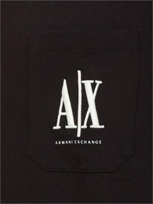 T-shirt regular fit A.X. con taschino in UOMO