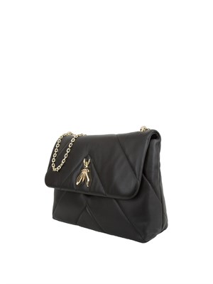 Borsa Patrizia Pepe Crossbody Fly Padded nero in DONNA