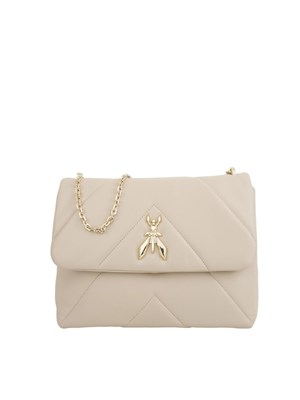 Borsa Patrizia Pepe Crossbody Fly Padded beige in DONNA