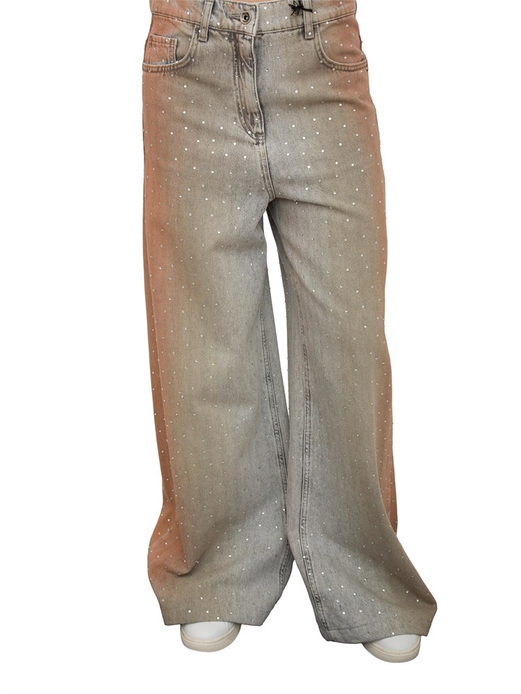 Jeans degradè con strass Patrizia Pepe
