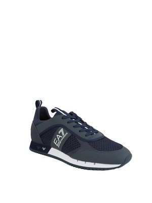 Sneakers uomo blu Emporio Armani in UOMO