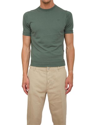 T-shirt in maglia Antony Morato verde in UOMO