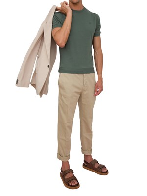 T-shirt in maglia Antony Morato verde in UOMO