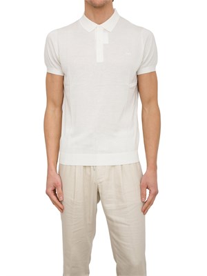 Maglia regular fit in misto cotone con logo stampato in UOMO