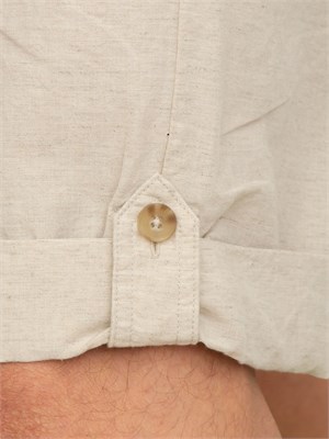 Bermuda uomo Antony Morato in cotone beige con risvolto in UOMO