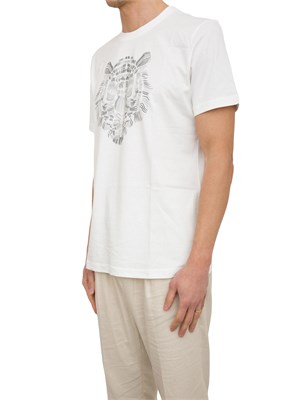 T-SHIRT REGULAR FIT IN JERSEY DI COTONE STAMPA TIGRE in UOMO