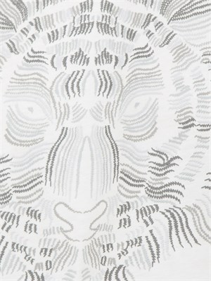 T-SHIRT REGULAR FIT IN JERSEY DI COTONE STAMPA TIGRE in UOMO
