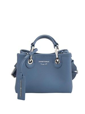 Mini bag Emporio Armani stampa cervo azzurro in DONNA