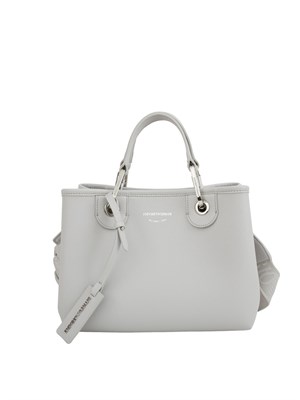 Shopper piccola Emporio Armani stampa cervo grigio in DONNA