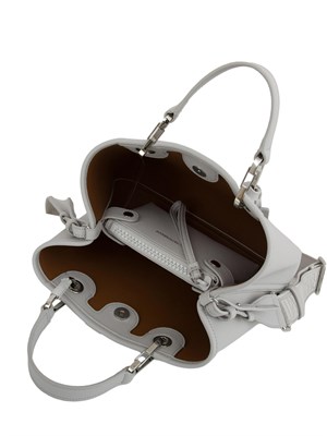 Shopper piccola Emporio Armani stampa cervo grigio in DONNA