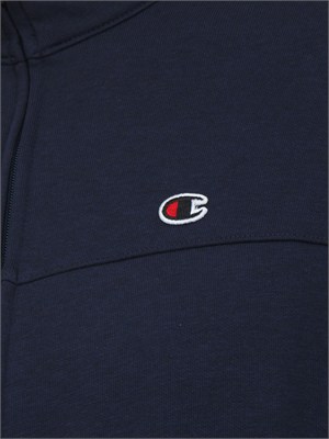 Tuta completa Champion in misto cotone blu in UOMO