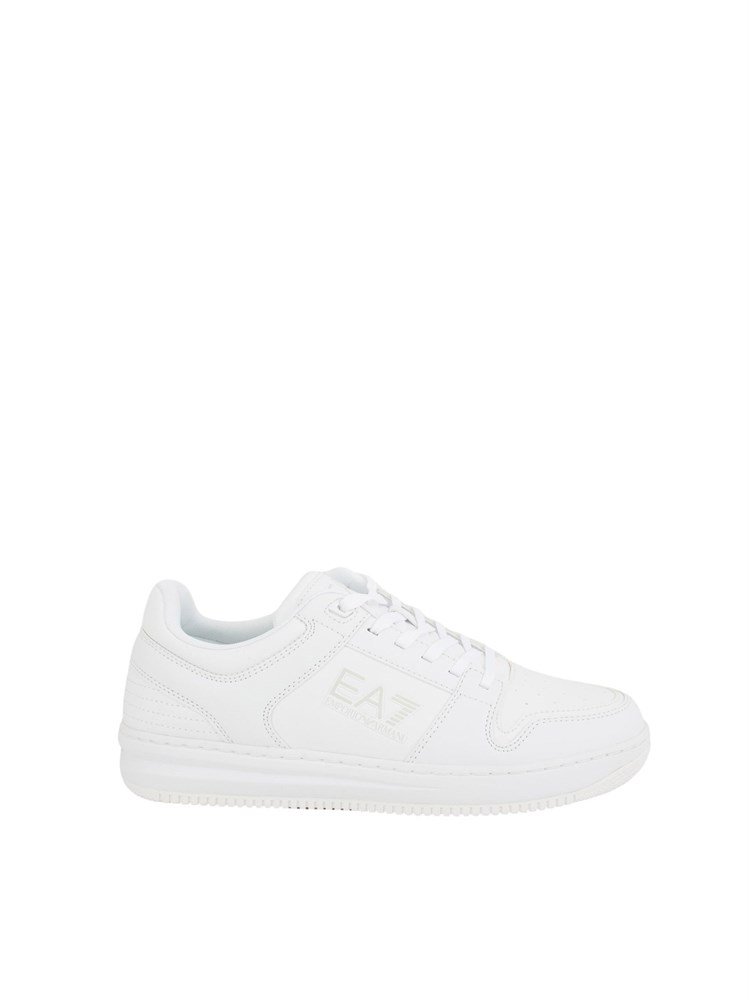 Sneaker uomo Emporio Armani in ecopelle bianca