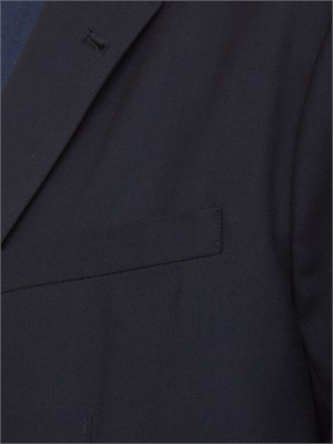 Giacca monopetto A.X. blu a due bottoni in tessuto fluido in UOMO