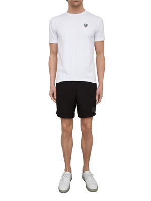 Bermuda sportivo EA7 nero in UOMO