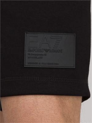 Bermuda sportivo EA7 nero in UOMO