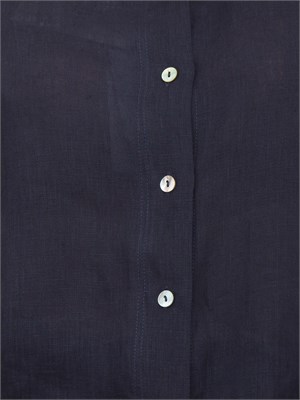 Camicia donna Marella a manica lunga in lino bianco in DONNA