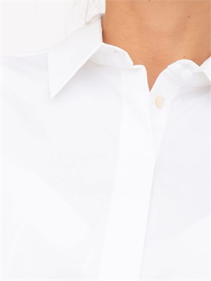 Camicia Marella in popeline stretch bianco in DONNA