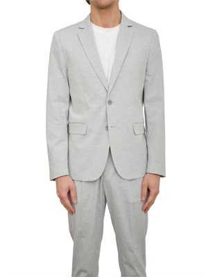 Giacca Antony Morato Luis in misto lino grigio in UOMO