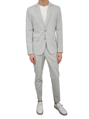 Giacca Antony Morato Luis in misto lino grigio in UOMO