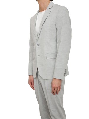 Giacca Antony Morato Luis in misto lino grigio in UOMO