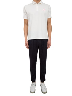 Pantalone Antony Morato Neil in misto lino blu in UOMO