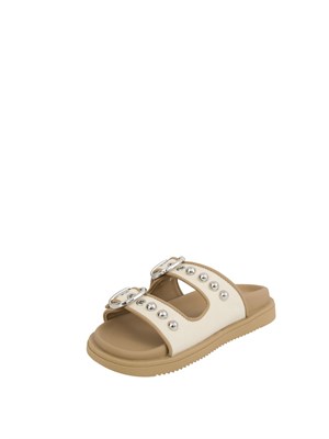 Sandalo a doppia fascia Marella beige in DONNA