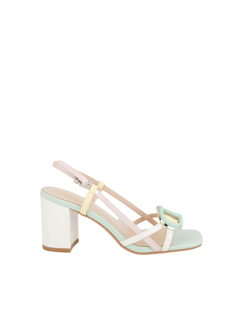 Sandali Twinset in vernice multicolor