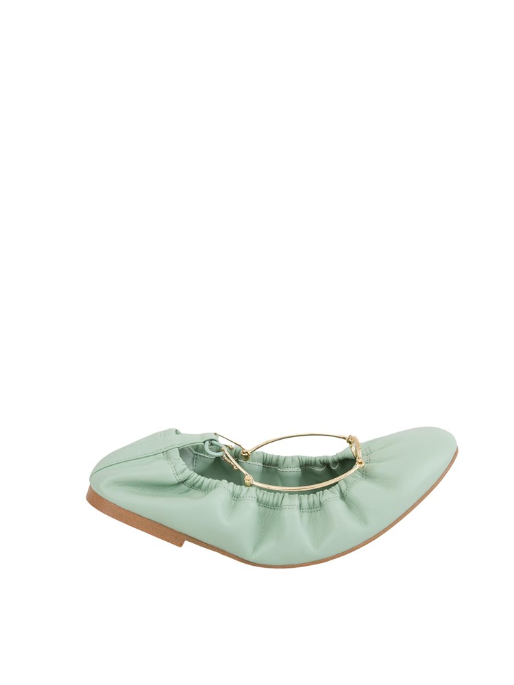Ballerine con cinturino Twinset acquamarina